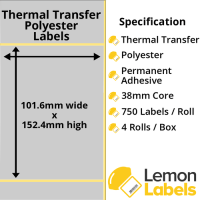 Silver Polyester Labels With Permanent Adhesive For Online Retailers