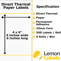 Direct Thermal Paper Labels