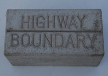 CG2HB Highway Boundary Marker Block
