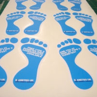 Ultra-Durable Floor Stickers - Including Weatherproof Coating