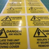 Customizable Machinery Stickers In the UK