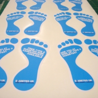 Bespoke Ultra-Durable Floor Stickers - Including Weatherproof Coating In Norfolk