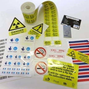 Custom Made Warning Stickers