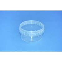 210 ML CLEAR TAMPER EVIDENT TUB and LID