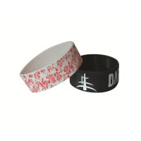 1 Inch Embossed Silicone Wristbands