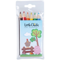 6 Pack Colouring Pencils