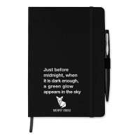A5 notebook with pen