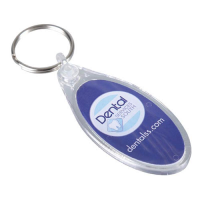 Acrylic Ellipse Keyring