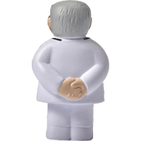 Anti-stress 'doctor' model figure.