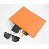 Belluno Coloured PU Large Zipped Pouch