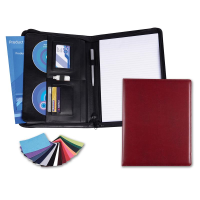 Belluno PU A4 Deluxe Zipped Conference Folder