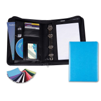 Belluno PU A5 Deluxe Zipped Ring Binder