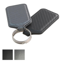 Carbon Fibre Effect Rectangular Key Fob