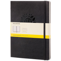 Classic XL hard cover notebook - squared