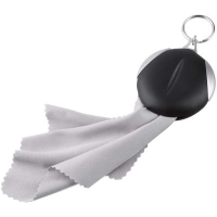 Clear-o cleaning cloth keychain