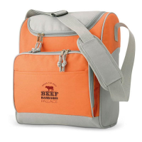 Cooler bag with front pocket