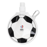 Football shape foldable bottle