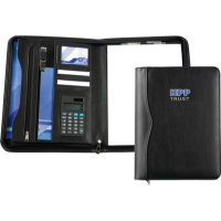 Houghton A4 Deluxe Zipped Folder with Calculator