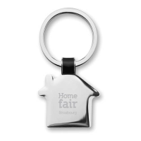 House shaped key ring