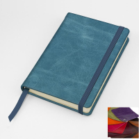 Kensington Distressed Nappa Leather Pocket Casebound Notebook