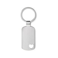 Keyring with heart detail