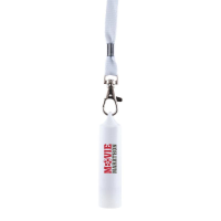 Lip balm with plain lanyard