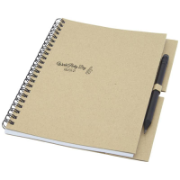 Luciano Eco wire notebook with pencil - medium