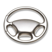 Metal key ring wheel shape