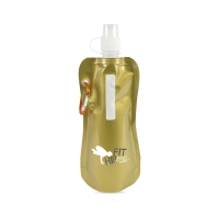 Metallic fold up bottle