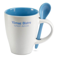 Mug with spoon