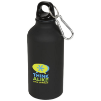 Oregon 400 ml matte sport bottle with carabiner