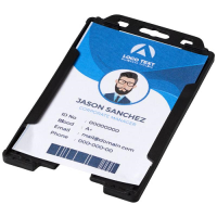 Pierre transparent badge holder