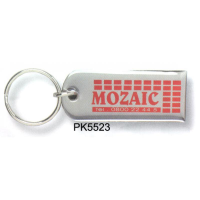 Printed Stainless Steel Keyring