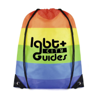 Rainbow Drawstring Bag