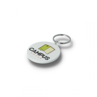 Recycled 45mm Circle Keyring