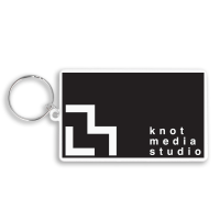 Recycled 80mm Rectangle Keyring