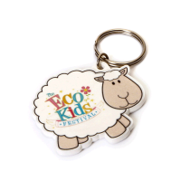 Recycled Sheep Shape Keyring