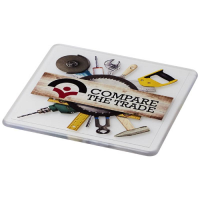 Renzo square plastic coaster