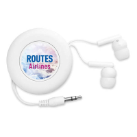 Retractable earphones