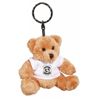 Robbie Bear Keyring with White T Shirt