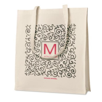 Shopping bag with gusset