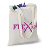 Shopping bag with long handles