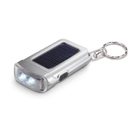 Solar powered torch key ring