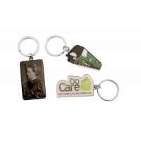 Stainless Steel Printed Keyring