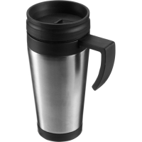 Stainless steel travel mug