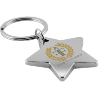 Star Shaped Keyring