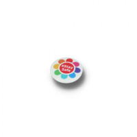 STAY SAFE BUTTON BADGE - 25MM CIRCLE