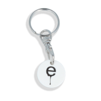 Trolley Coin Keyring