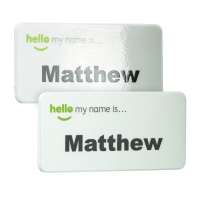 UK Made Eco + Antimicrobial Name Badge