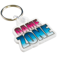 White Acrylic Keyrings